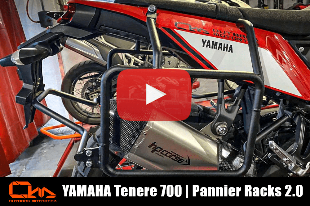 Yamaha Tenere 700 Pannier Racks 2.0 Installation Video