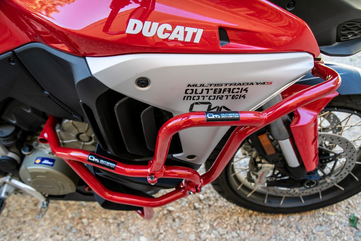 Ducati Multistrada V4 Crash Bars Combo Outback Motortek France