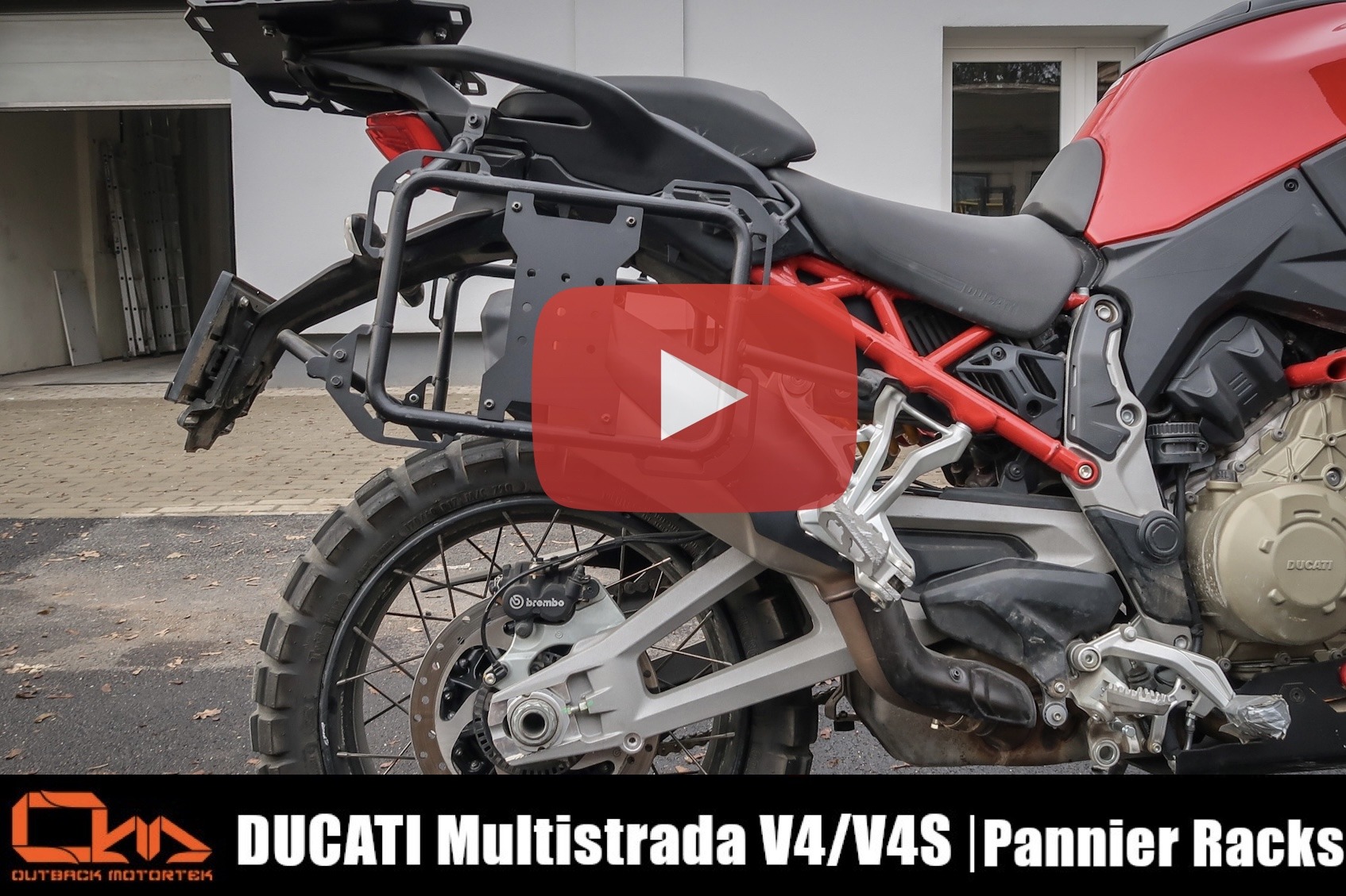 Ducati Multistrada Pannier Racks Installation Video