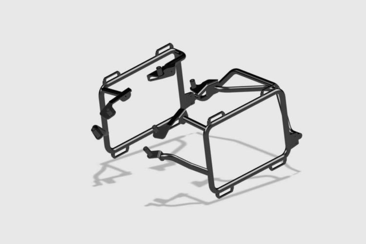 BMW R 12 G/S – Support Bagage Latéral – Image 1