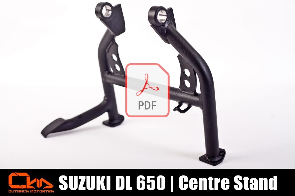 Suzuki DL 650 Centre Stand Installation
